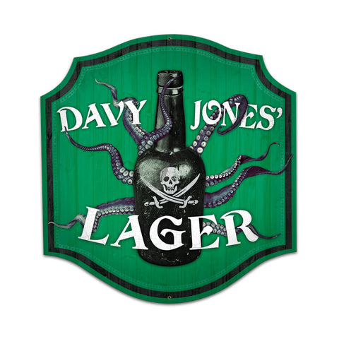 Davey Jones Lager Vintage Sign Metal Sign