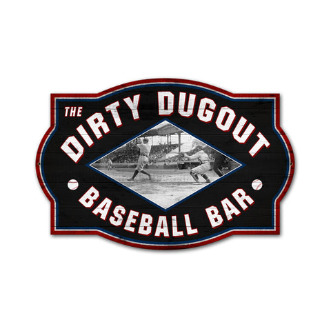 Dirty Dugout Vintage Sign Metal Sign