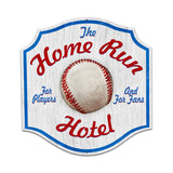 Home Run Hotel Vintage Sign Metal Sign