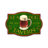 Sea Dog Tavern Vintage Sign Metal Sign