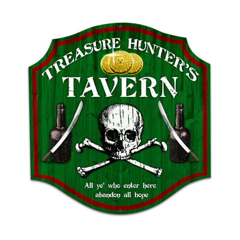 Treasure-Hunter-Vintage-Sign-Metal-Sign