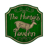 Hunters Tavern Vintage Sign Metal Sign