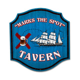 Marks The Spot Vintage Sign Metal Sign