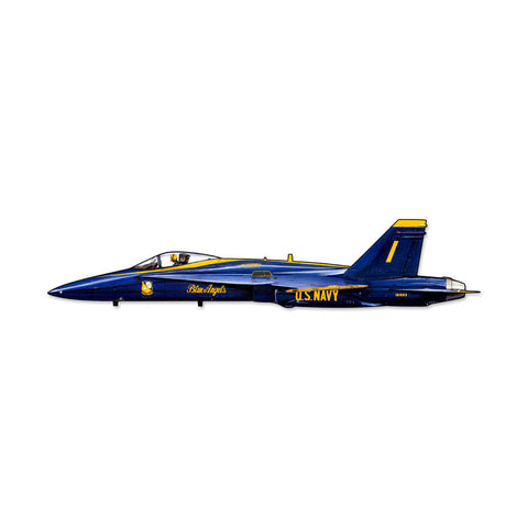 Blue Angels Metal Sign