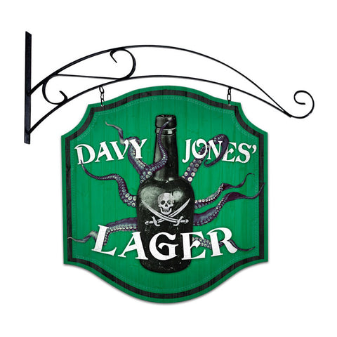 Davy Jones Lager Vintage Sign Metal Sign