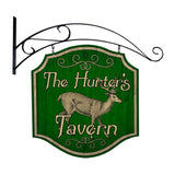 Hunters Tavern Vintage Sign Metal Sign