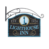 Lighthouse Inn Vintage Sign Metal Sign