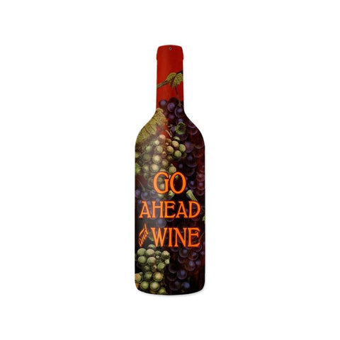 Go-Ahead-Wine-Vintage-Sign-Metal-Sign