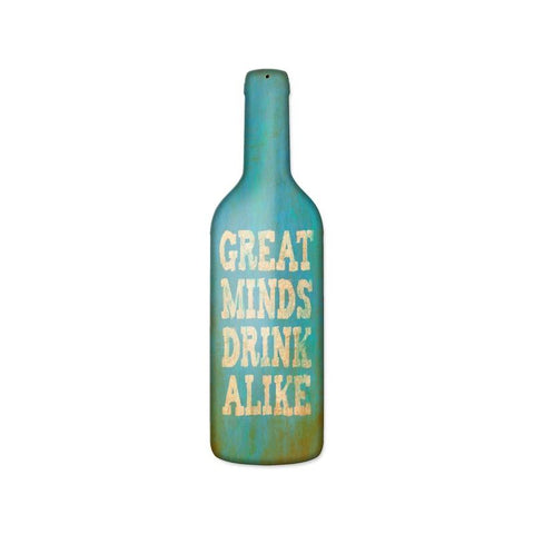 Great Minds Drink Vintage Sign Metal Sign