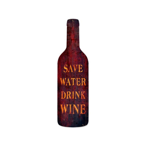 Save Water Vintage Sign Metal Sign