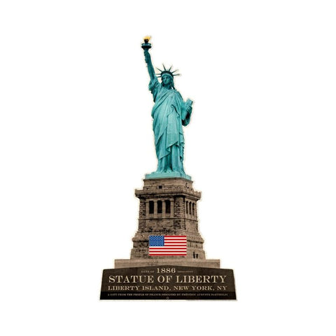 Statue Of Liberty Vintage Sign Metal Sign