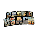 Pacific Beach Landmarks Vintage Sign Metal Sign