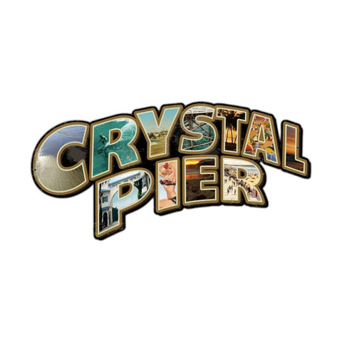 Crystal Pier San Diego Vintage Sign Metal Sign