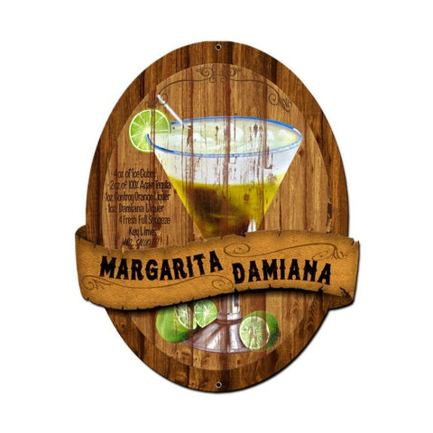 Margarita-Damiana-Recipe-Vintage-Sign-Metal-Sign