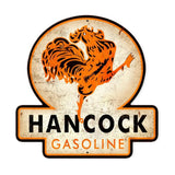 Hancock Old School Gasoline Vintage Sign Metal Sign