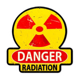 Danger Radiation Vintage Sign Metal Sign