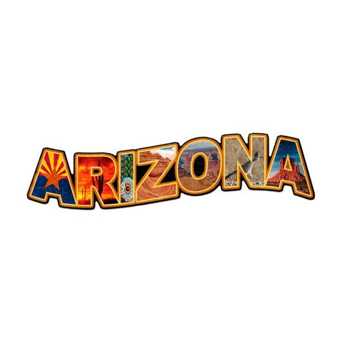 Arizona Landmarks Vintage Sign Metal Sign