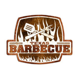 Texas Barbecue Vintage Sign Metal Sign
