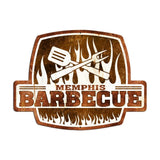 Memphis Barbecue Vintage Sign Metal Sign