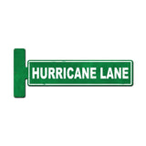 Hurricane Lane Flange Vintage Sign Metal Sign