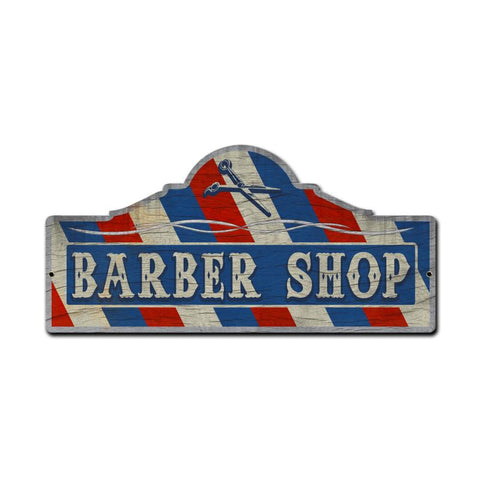 Barber Shop Vintage Sign Metal Sign