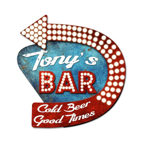 Bar Sign Vintage Sign   Personalized Metal Sign