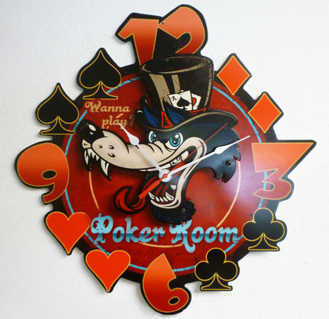 Wolf Top Hat Metal Sign