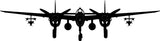 P-38 Lightning Plane Vintage Sign Metal Sign