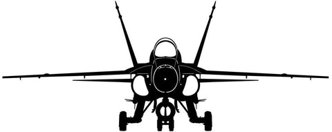 FA18-Hornet-Silhouette-Vintage-Sign-Metal-Sign