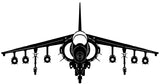 The Harrier Plane Vintage Sign Metal Sign