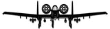 A10A Thunderbolt Ii Vintage Sign Metal Sign