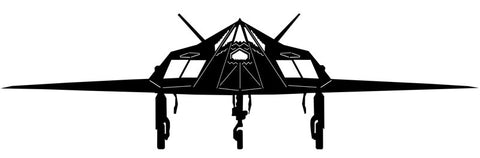 F117 Stealth Fighter Vintage Sign Metal Sign