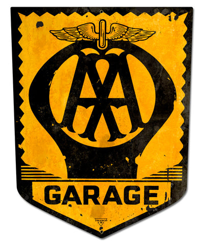 AA Garage Vintage Sign Metal Sign