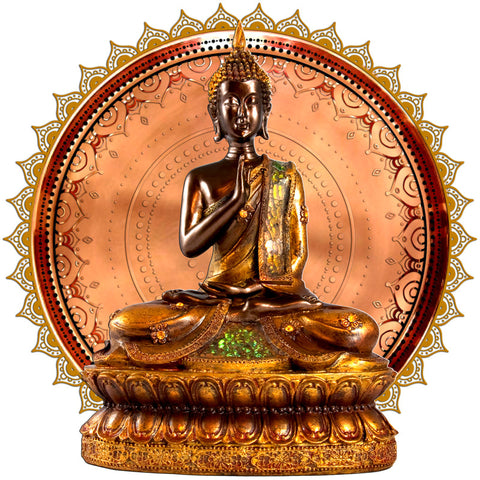Buddha Mandala Vintage Sign Metal Sign