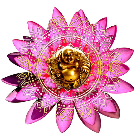 Buddha Lotus Vintage Sign Metal Sign