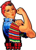 MEXICAN ROSIE SI SE PEUDE Vintage Sign Metal Sign