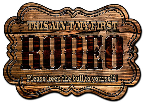 Rodeo Vintage Sign Metal Sign