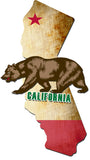 3-D California Bear  Vintage Sign Metal Sign