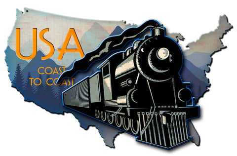 Coast To Coast Vintage Sign Metal Sign