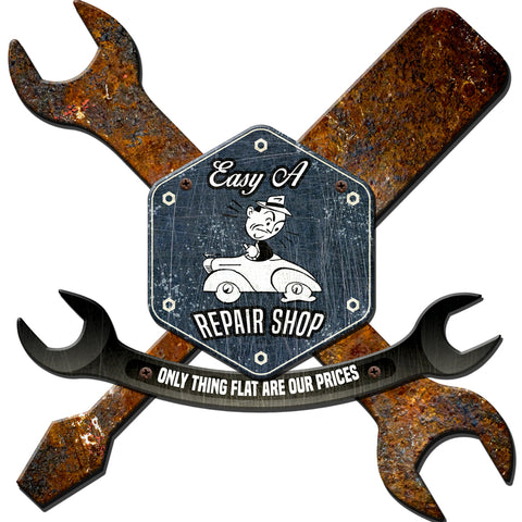 EASY A 3-D  - Personalized Metal Sign