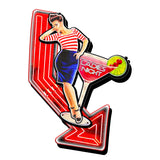 LADIES NIGHT 3-D Metal Sign