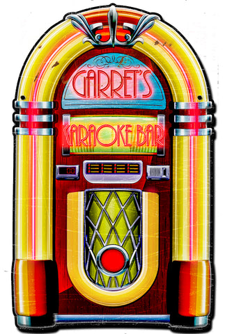JUKEBOX - Personalized Metal Sign