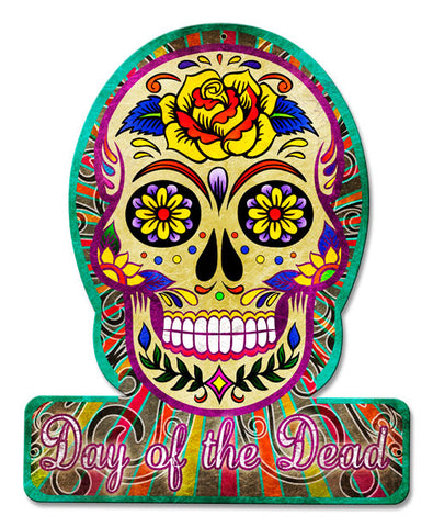 DAY OF THE DEAD Vintage Sign Metal Sign