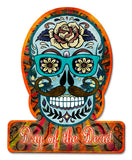 DAY OF THE DEAD HIPSTER Vintage Sign Metal Sign