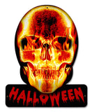 HALLOWEEN SKULL Vintage Sign Metal Sign