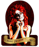 SKULL GIRL Vintage Sign Metal Sign