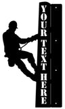 LINEMAN FLANGE  CUT OUT Vintage Sign - Personalized Metal Sign