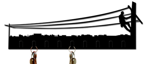 LINEMAN-KEYHOLDER-Vintage-Sign-Metal-Sign