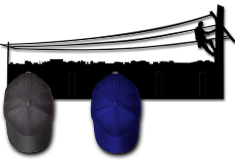 LINEMAN-CAP-HOLDER-Vintage-Sign-Metal-Sign