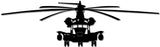 H-53 Helicopter Metal Sign